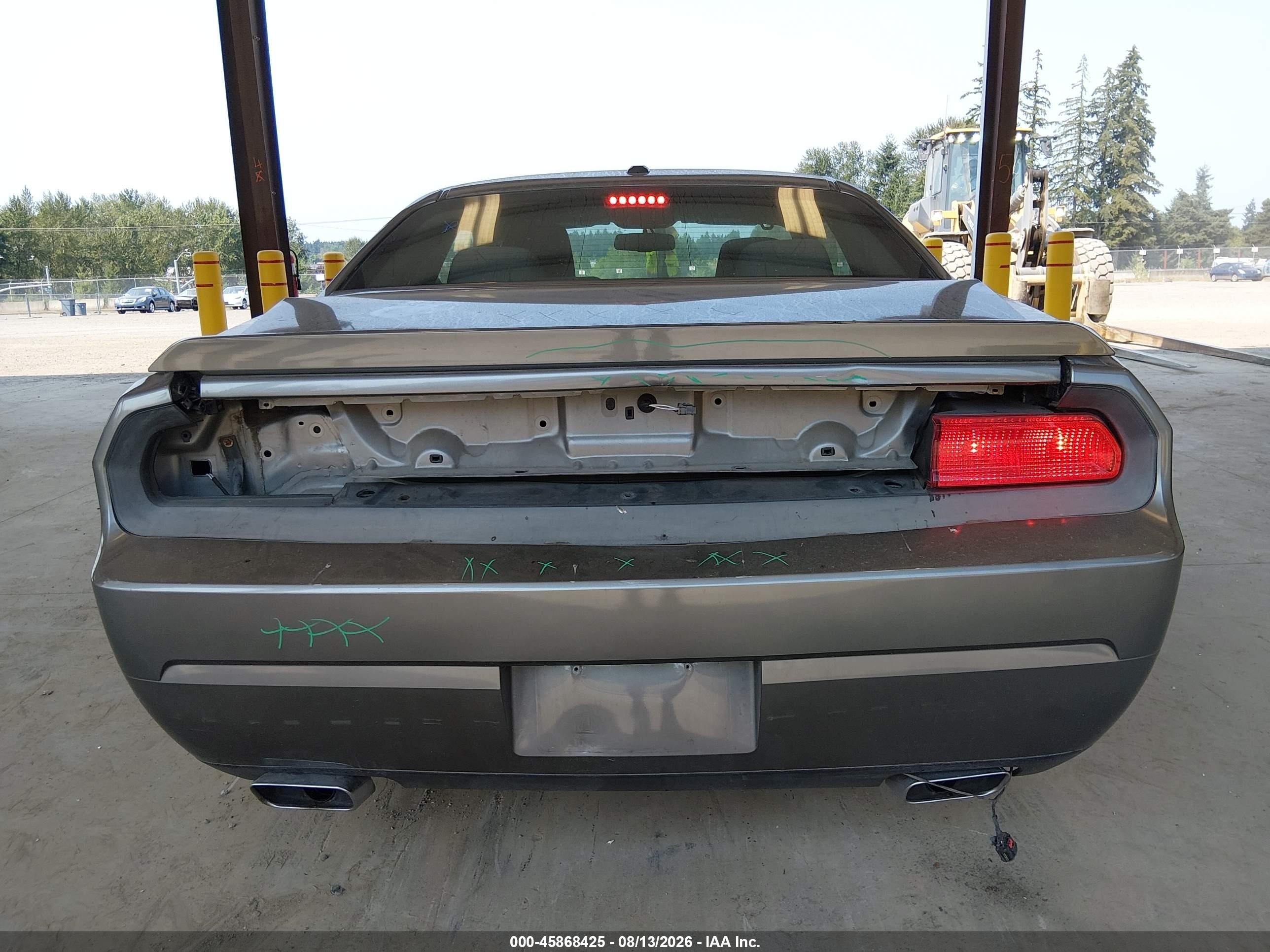 2012 Dodge Challenger R/t Gray vin: 2C3CDYBT0CH101745