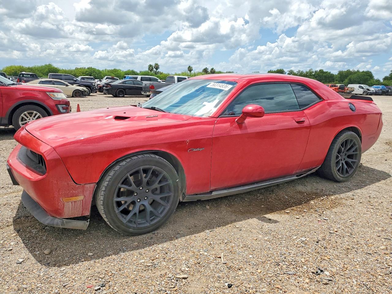 2013 Dodge Challenger R Red vin: 2C3CDYBT0DH565054