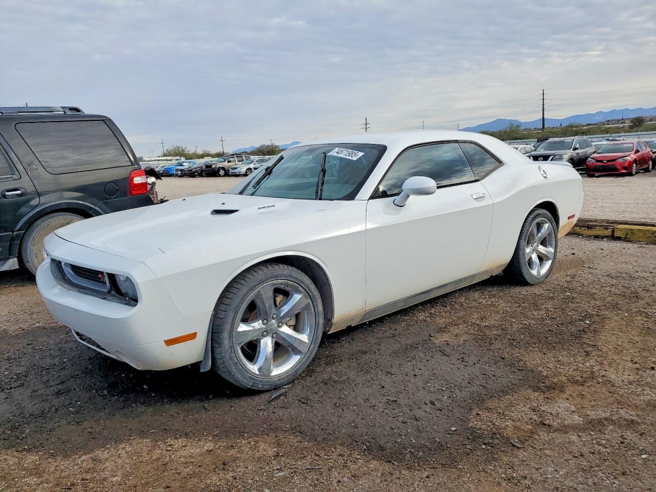 2014 Dodge Challenger R/t White vin: 2C3CDYBT0EH101358