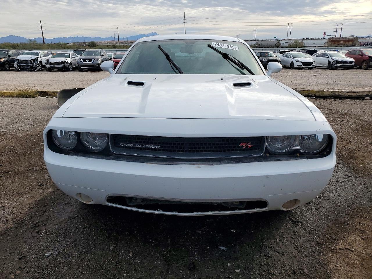 2014 Dodge Challenger R/t White vin: 2C3CDYBT0EH101358
