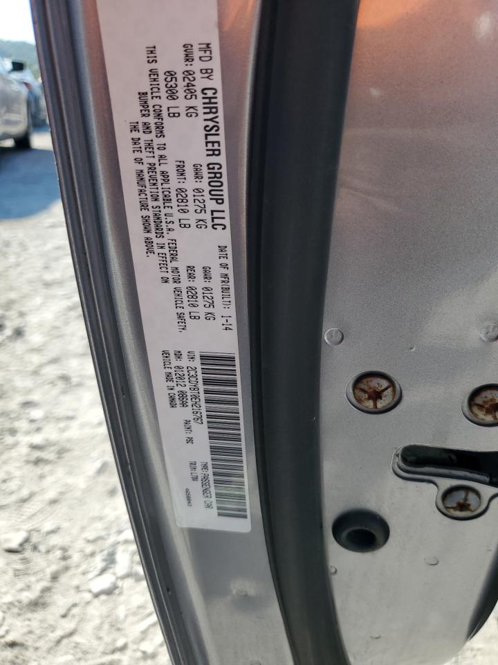 2014 Dodge Challenger R/t Silver vin: 2C3CDYBT0EH216767