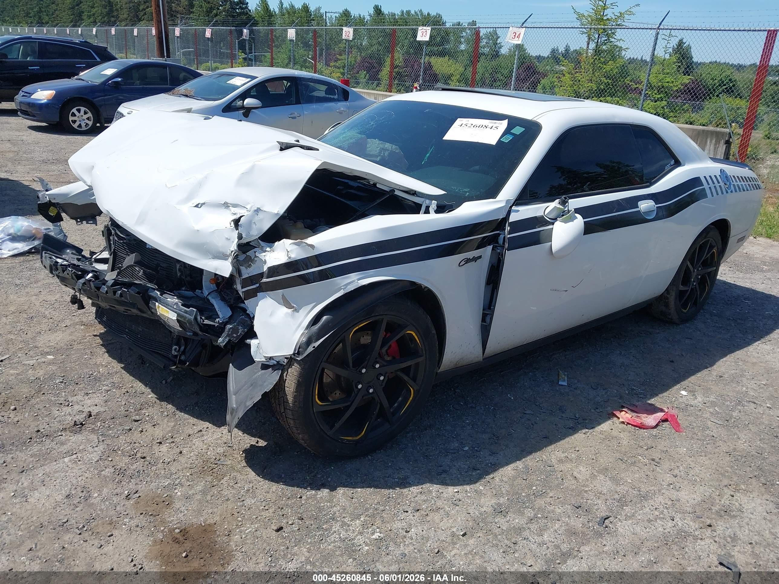 2014 Dodge Challenger R/t Classic White vin: 2C3CDYBT0EH298886
