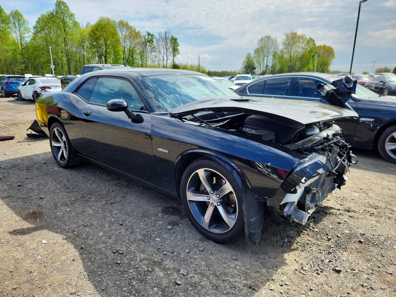 2014 Dodge Challenger R Black vin: 2C3CDYBT0EH310518