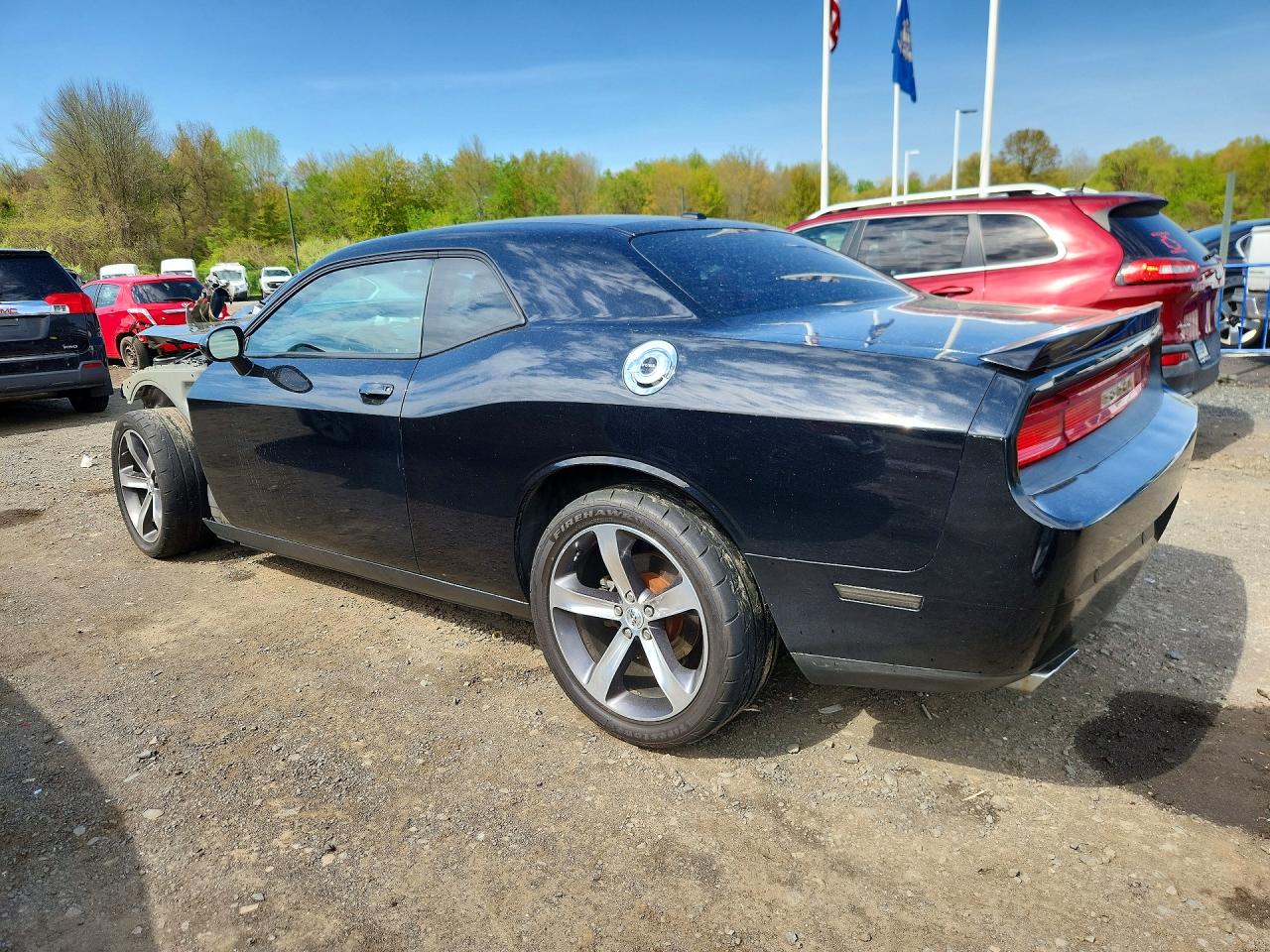 2014 Dodge Challenger R Black vin: 2C3CDYBT0EH310518