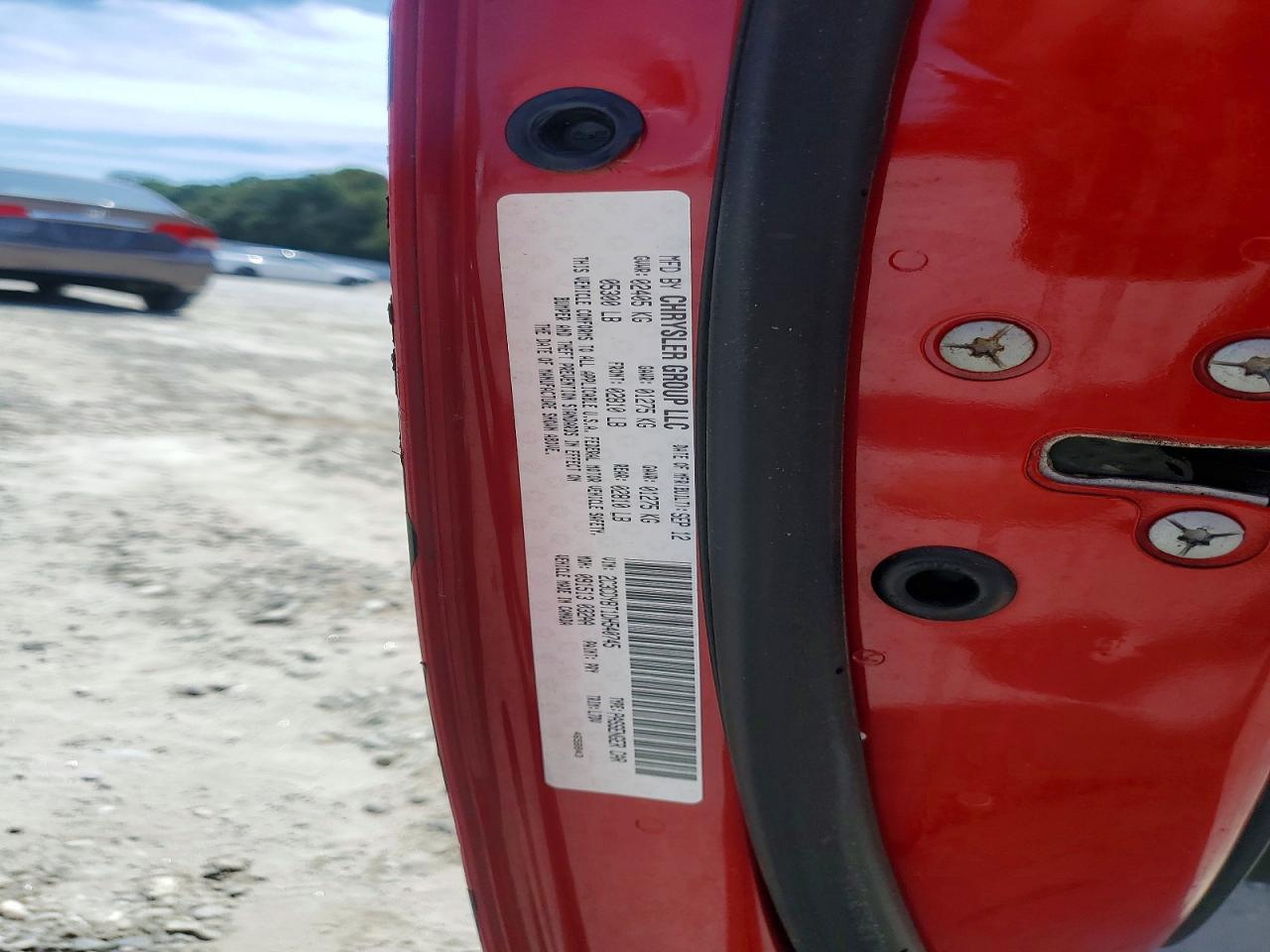 2013 Dodge Challenger R Red vin: 2C3CDYBT1DH540745