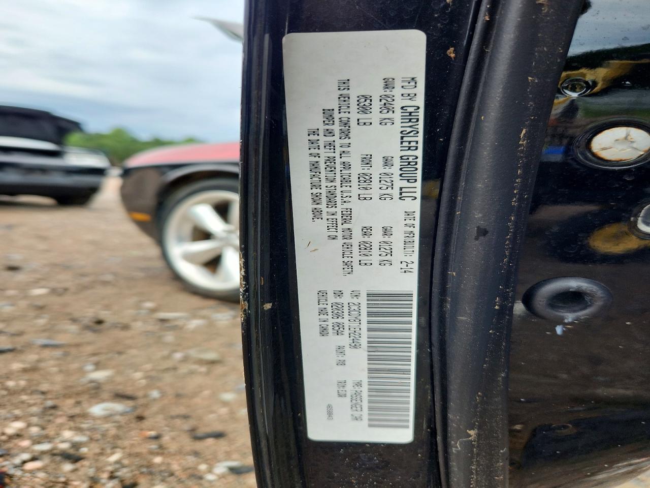 2014 Dodge Challenger R/t Black vin: 2C3CDYBT1EH224490