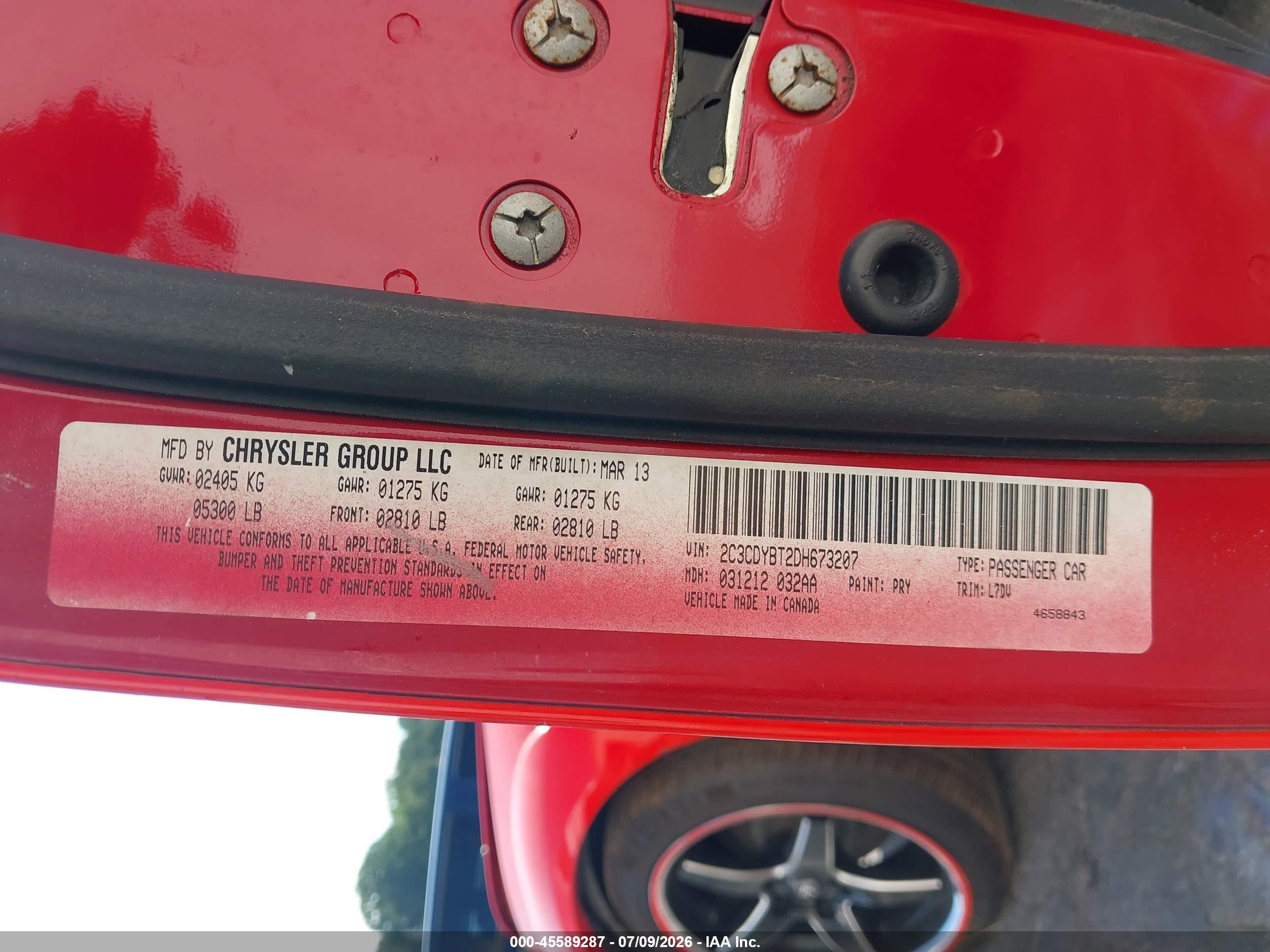 2013 Dodge Challenger R/t Orange vin: 2C3CDYBT2DH673207