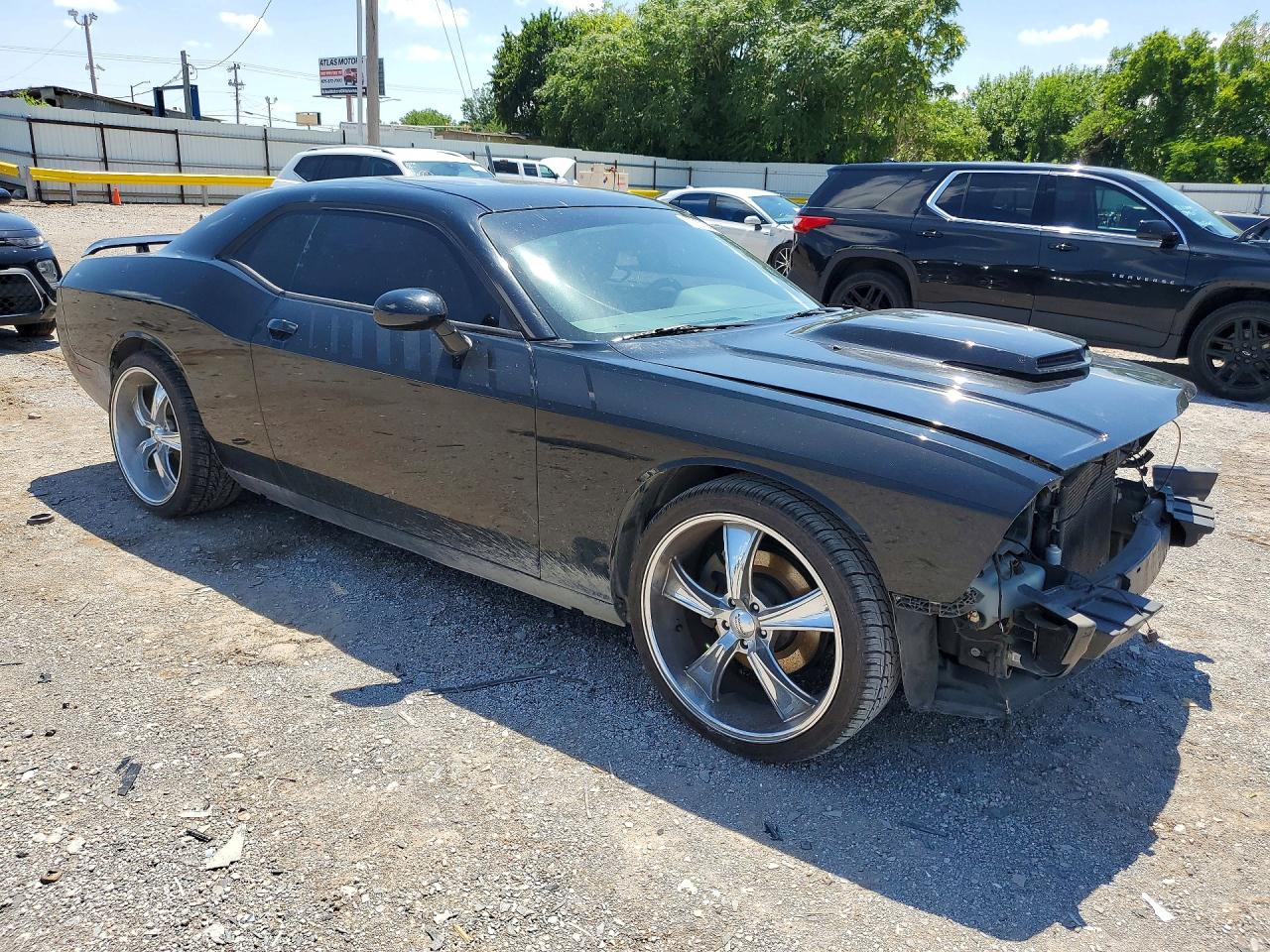 2013 Dodge Challenger R Black vin: 2C3CDYBT3DH501218