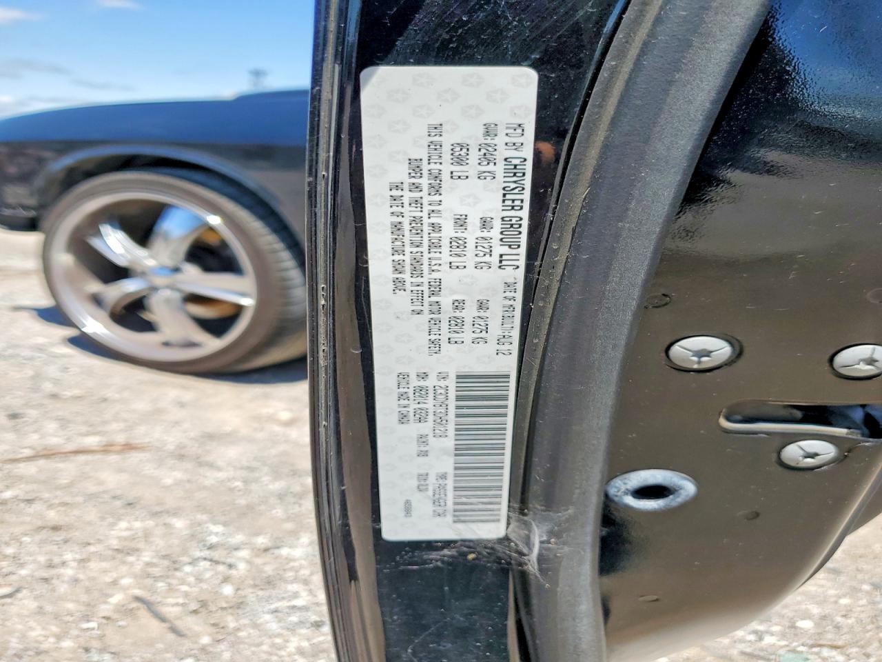 2013 Dodge Challenger R Black vin: 2C3CDYBT3DH501218