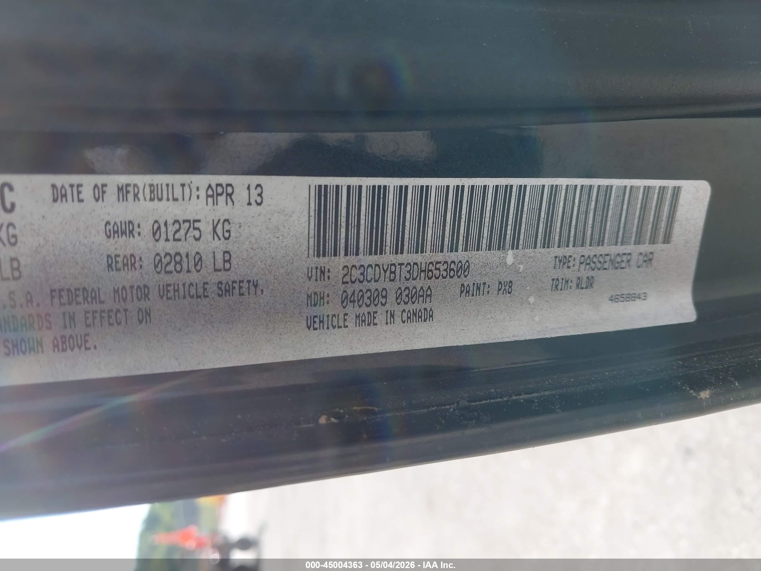 2013 Dodge Challenger R/t Plus Black vin: 2C3CDYBT3DH653600