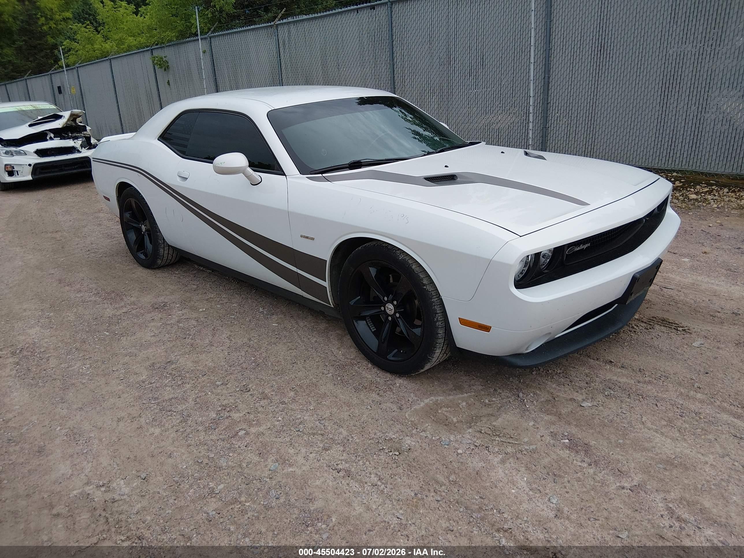 2014 Dodge Challenger R/t 100th Anniversary Appearance Group White vin: 2C3CDYBT3EH251402