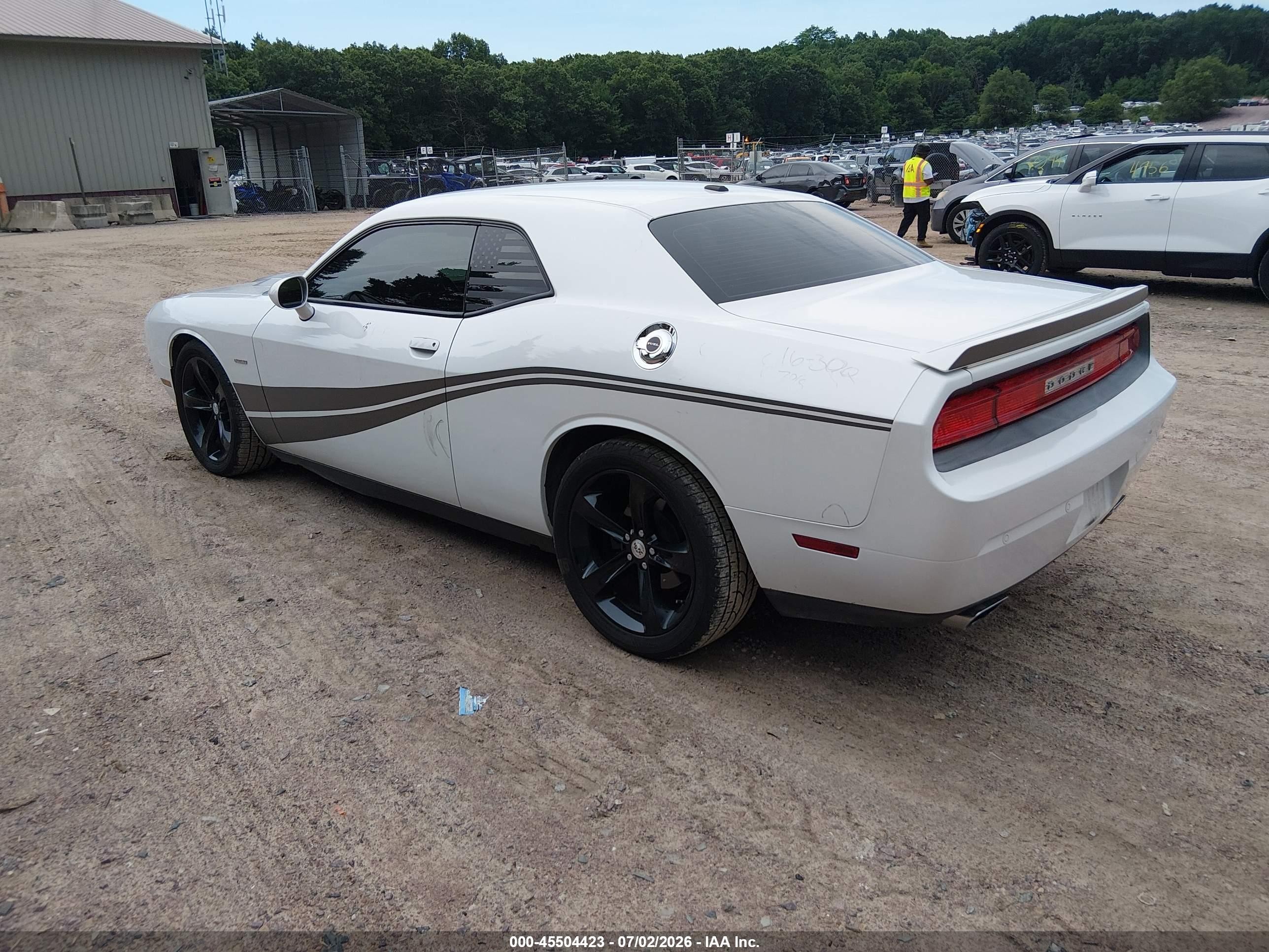 2014 Dodge Challenger R/t 100th Anniversary Appearance Group White vin: 2C3CDYBT3EH251402