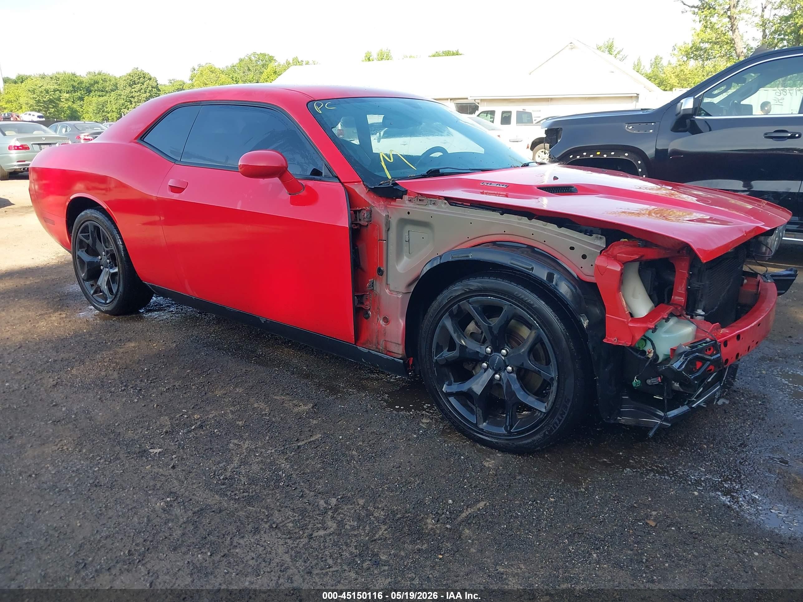 2014 Dodge Challenger R/t Red vin: 2C3CDYBT3EH307452