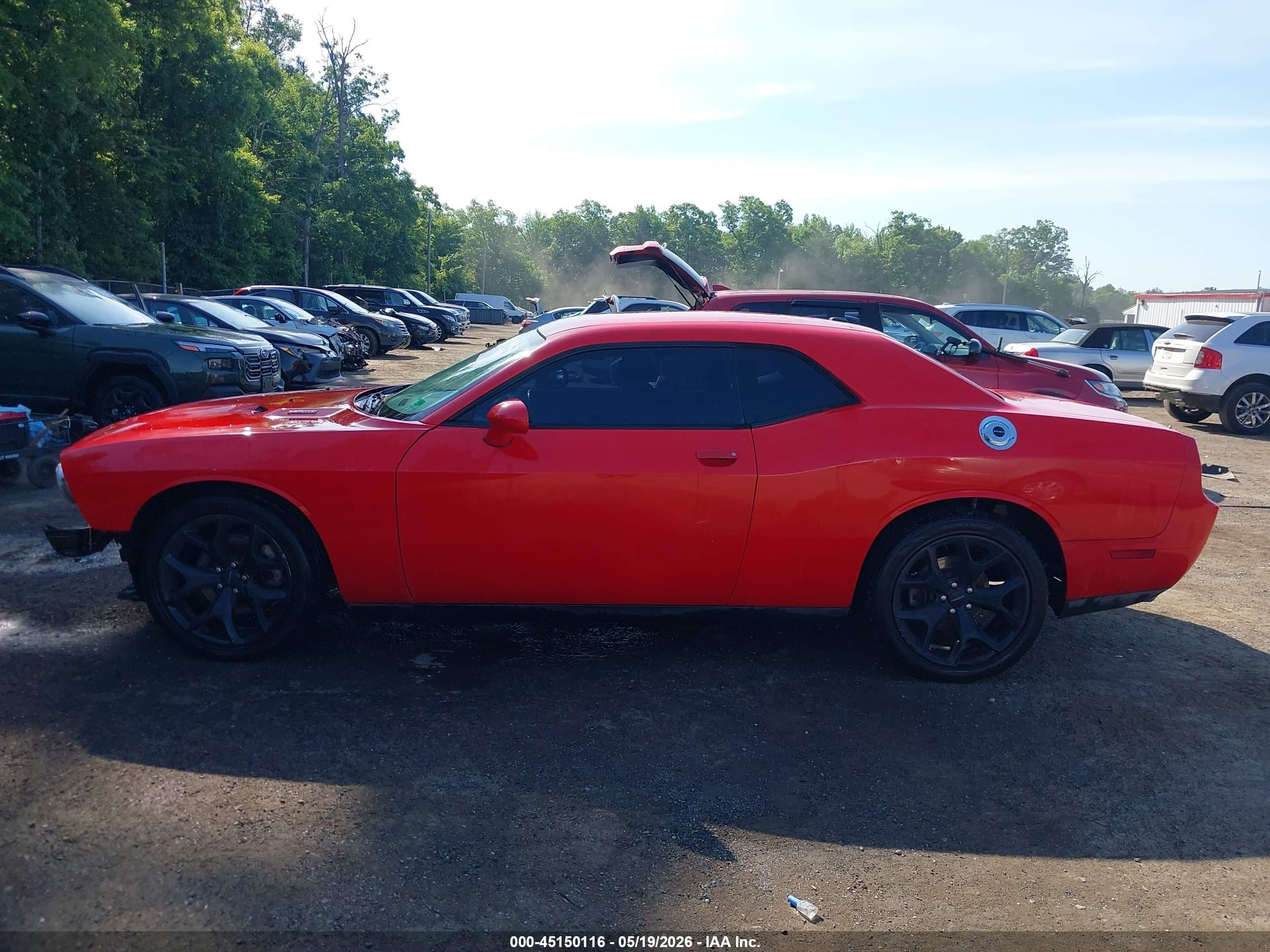2014 Dodge Challenger R/t Red vin: 2C3CDYBT3EH307452