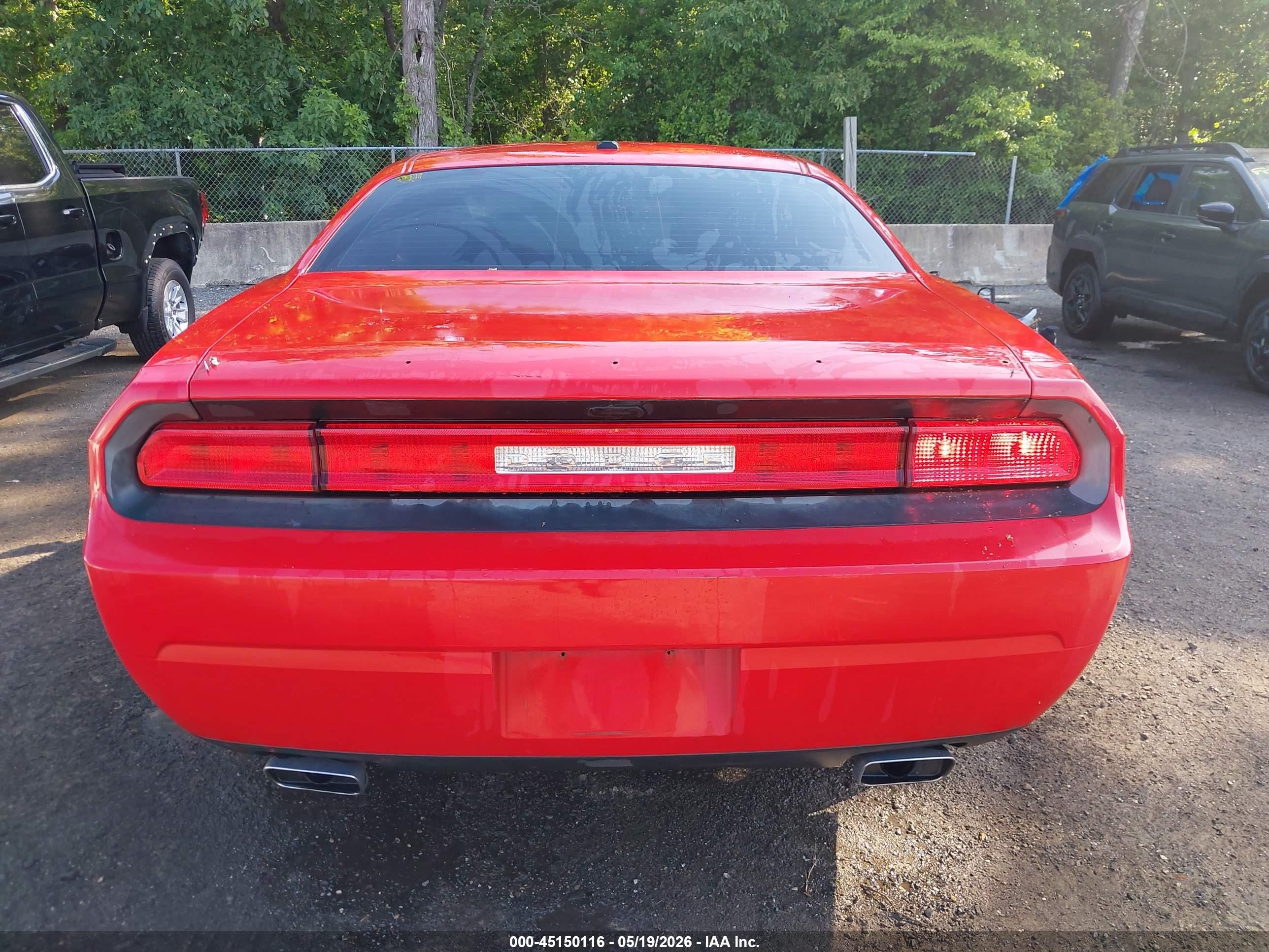2014 Dodge Challenger R/t Red vin: 2C3CDYBT3EH307452
