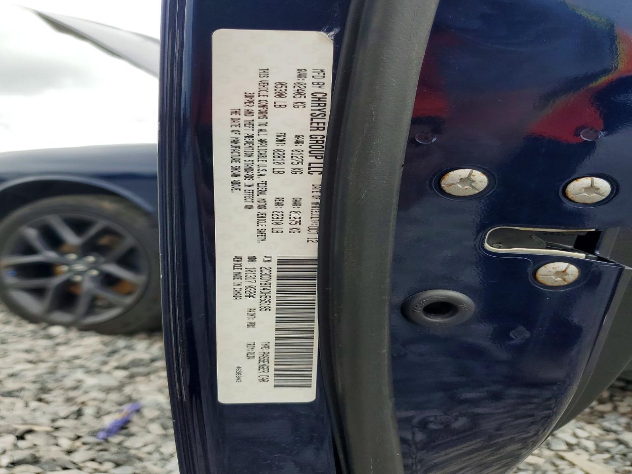 2013 Dodge Challenger R/t Blue vin: 2C3CDYBT4DH565185