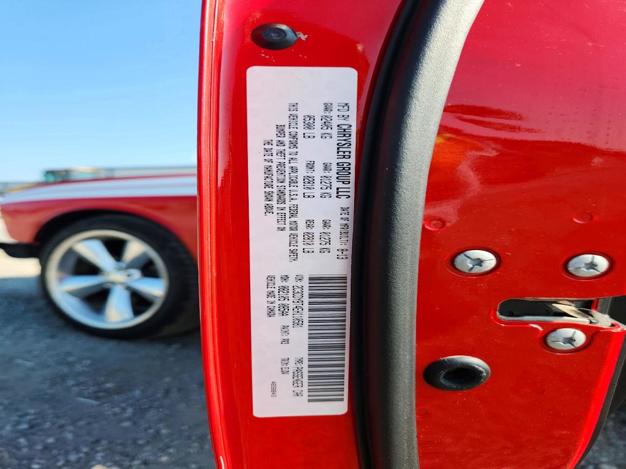 2014 Dodge Challenger R/t Красный vin: 2C3CDYBT4EH110581