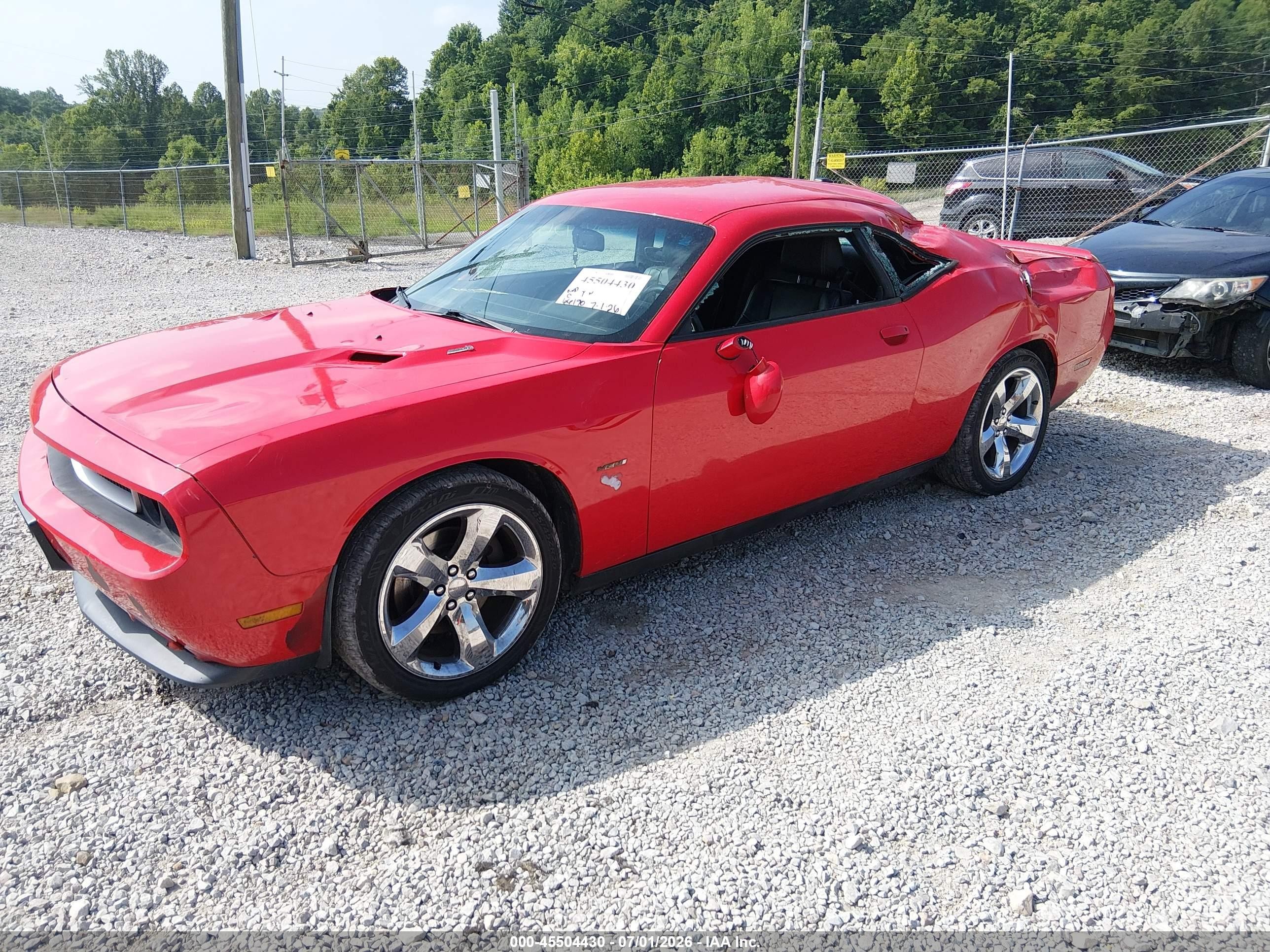 2014 Dodge Challenger R/t Plus Red vin: 2C3CDYBT4EH204511