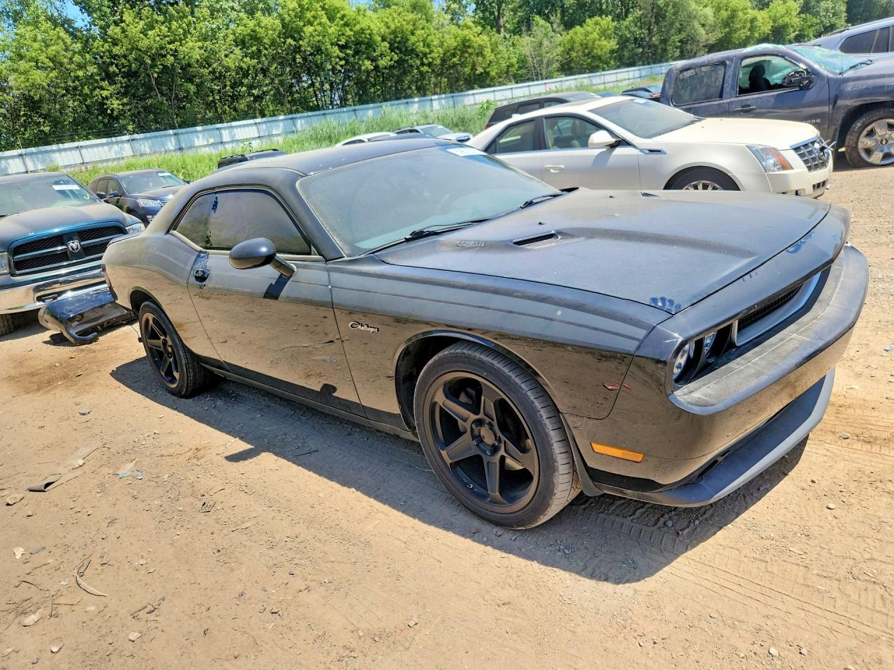 2014 Dodge Challenger R/t Black vin: 2C3CDYBT4EH247312