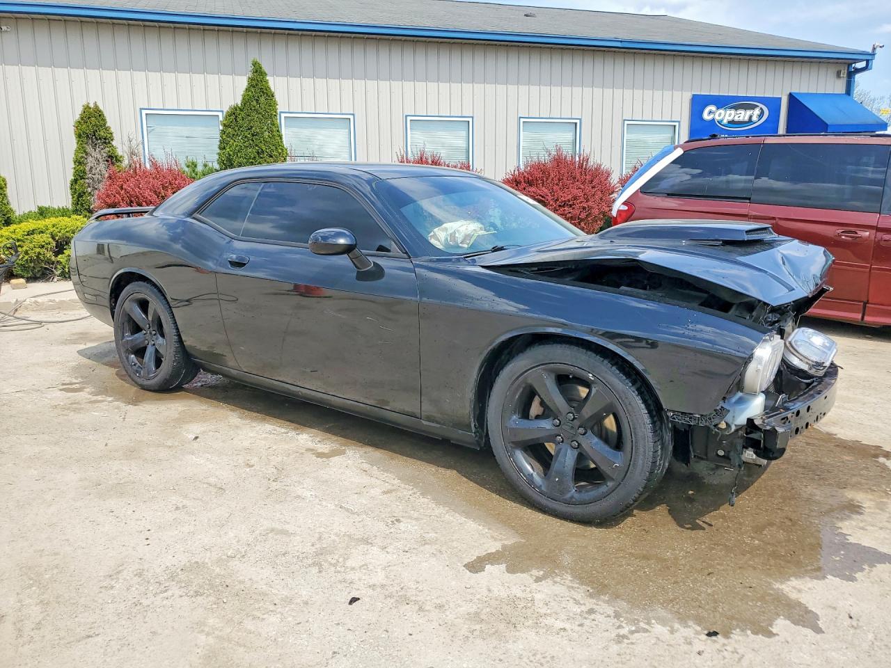 2014 Dodge Challenger R Black vin: 2C3CDYBT4EH284358