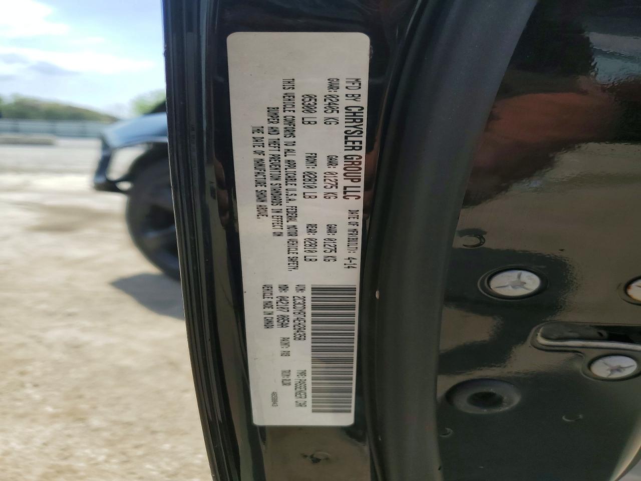 2014 Dodge Challenger R Black vin: 2C3CDYBT4EH284358