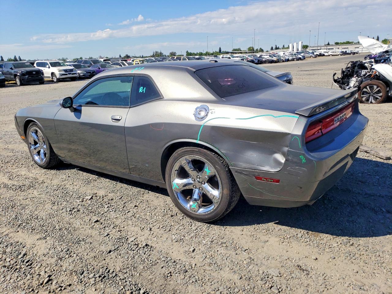 2012 Dodge Challenger R Gray vin: 2C3CDYBT5CH144025