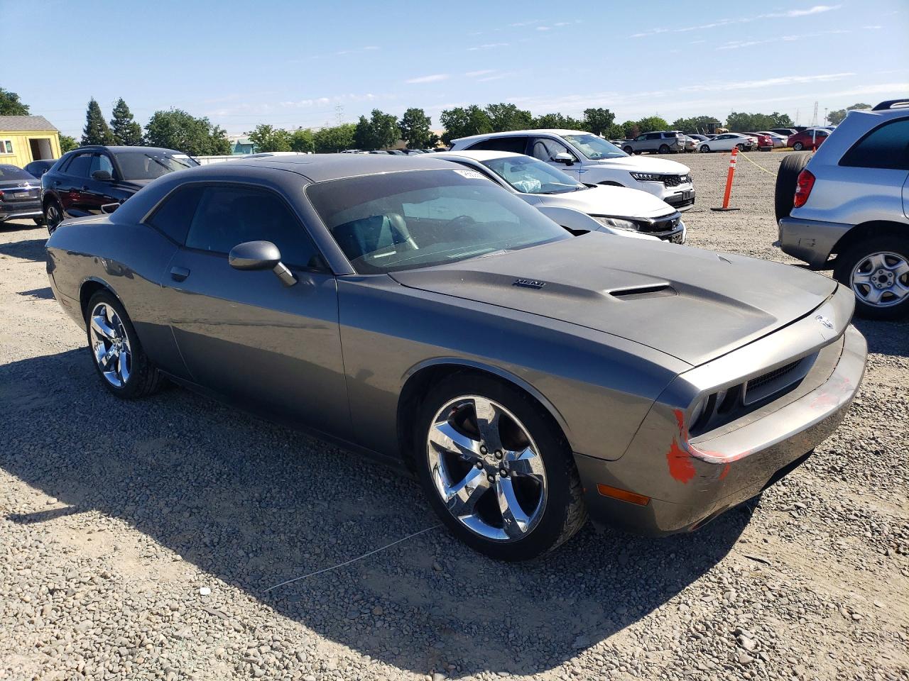 2012 Dodge Challenger R Gray vin: 2C3CDYBT5CH144025