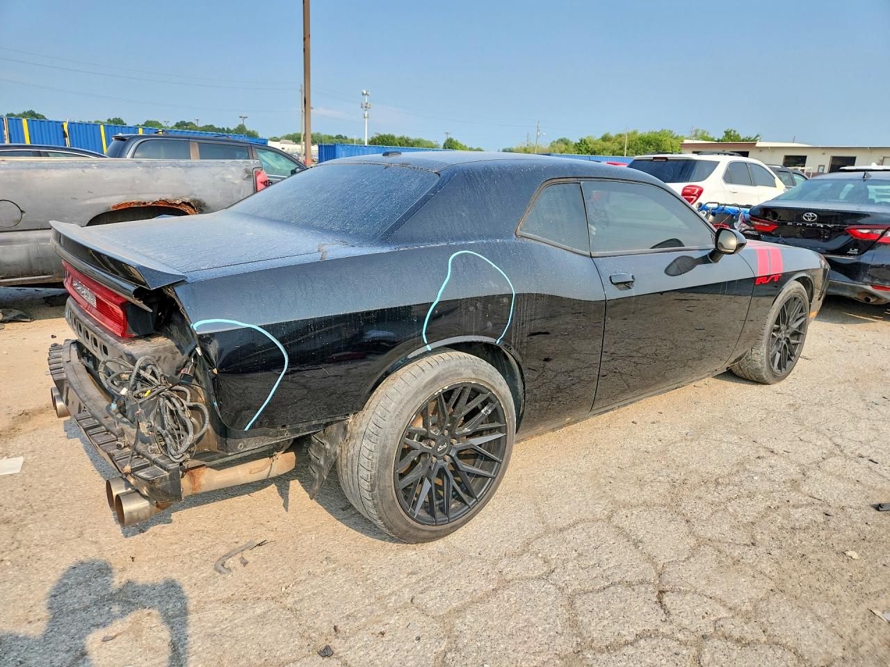 2012 Dodge Challenger R/t Black vin: 2C3CDYBT5CH214347