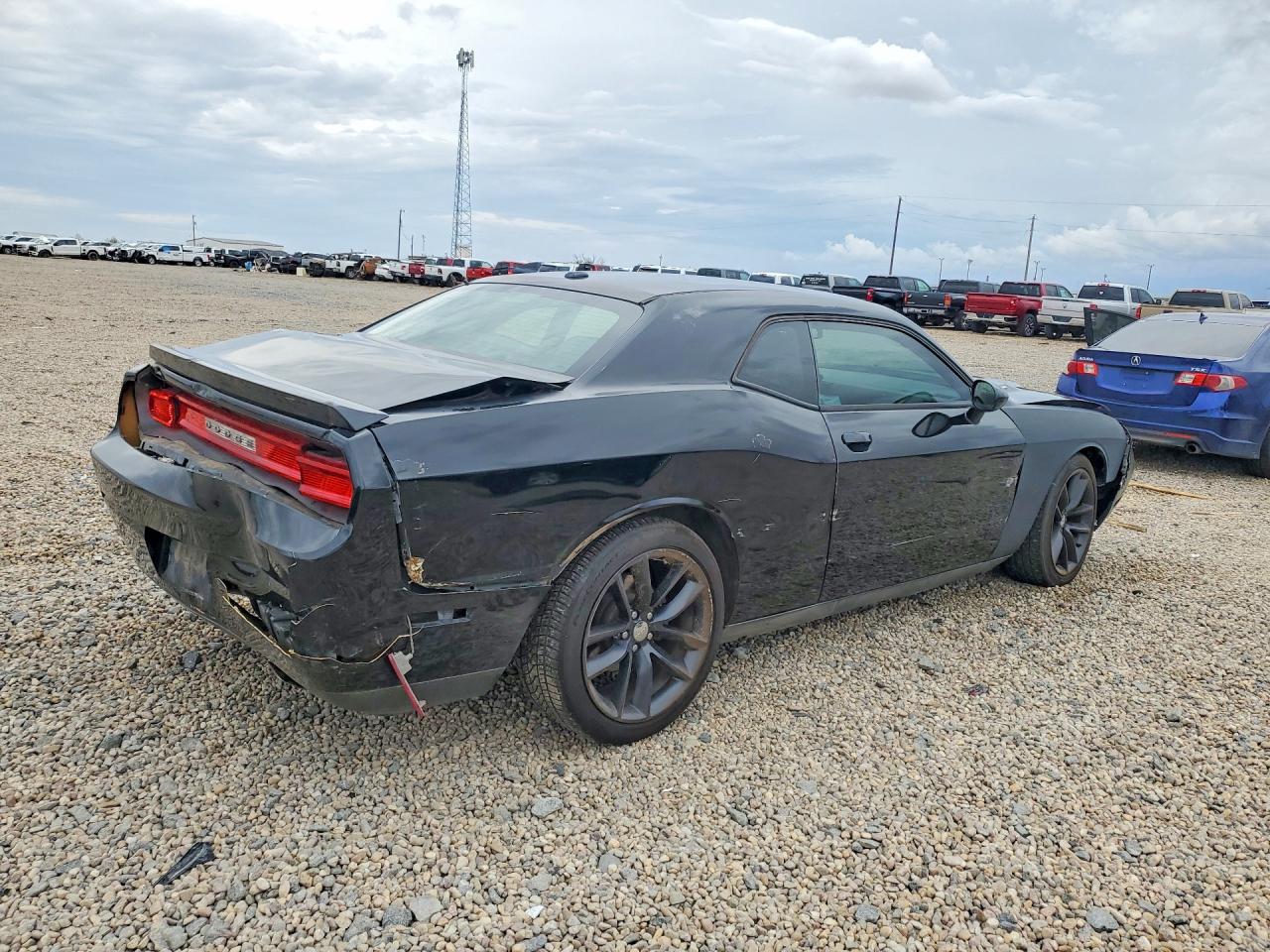 2012 Dodge Challenger R Black vin: 2C3CDYBT5CH244111