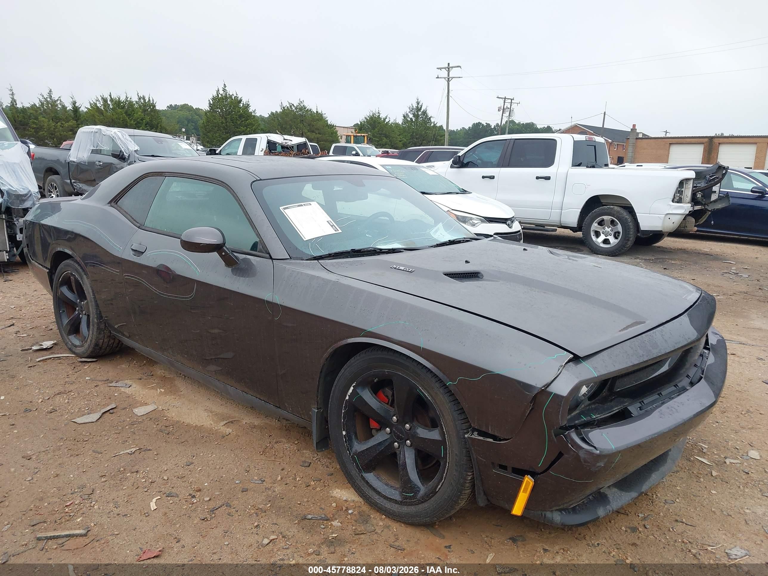 2014 Dodge Challenger R/t Gray vin: 2C3CDYBT5EH104384