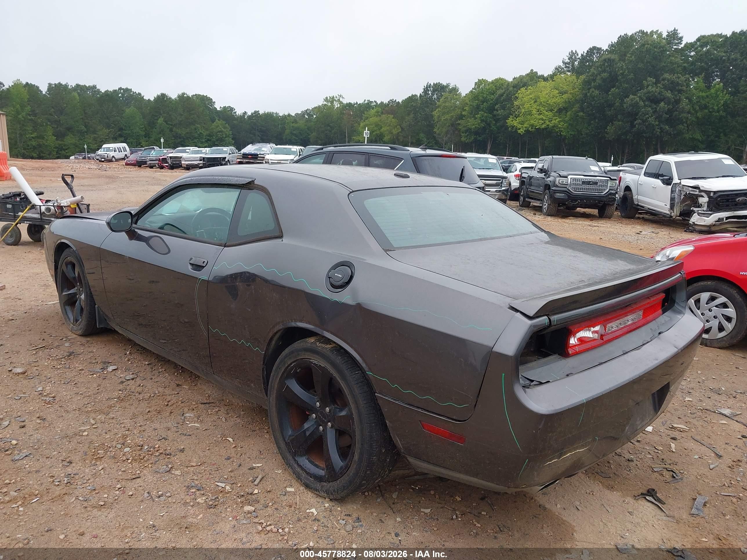 2014 Dodge Challenger R/t Gray vin: 2C3CDYBT5EH104384
