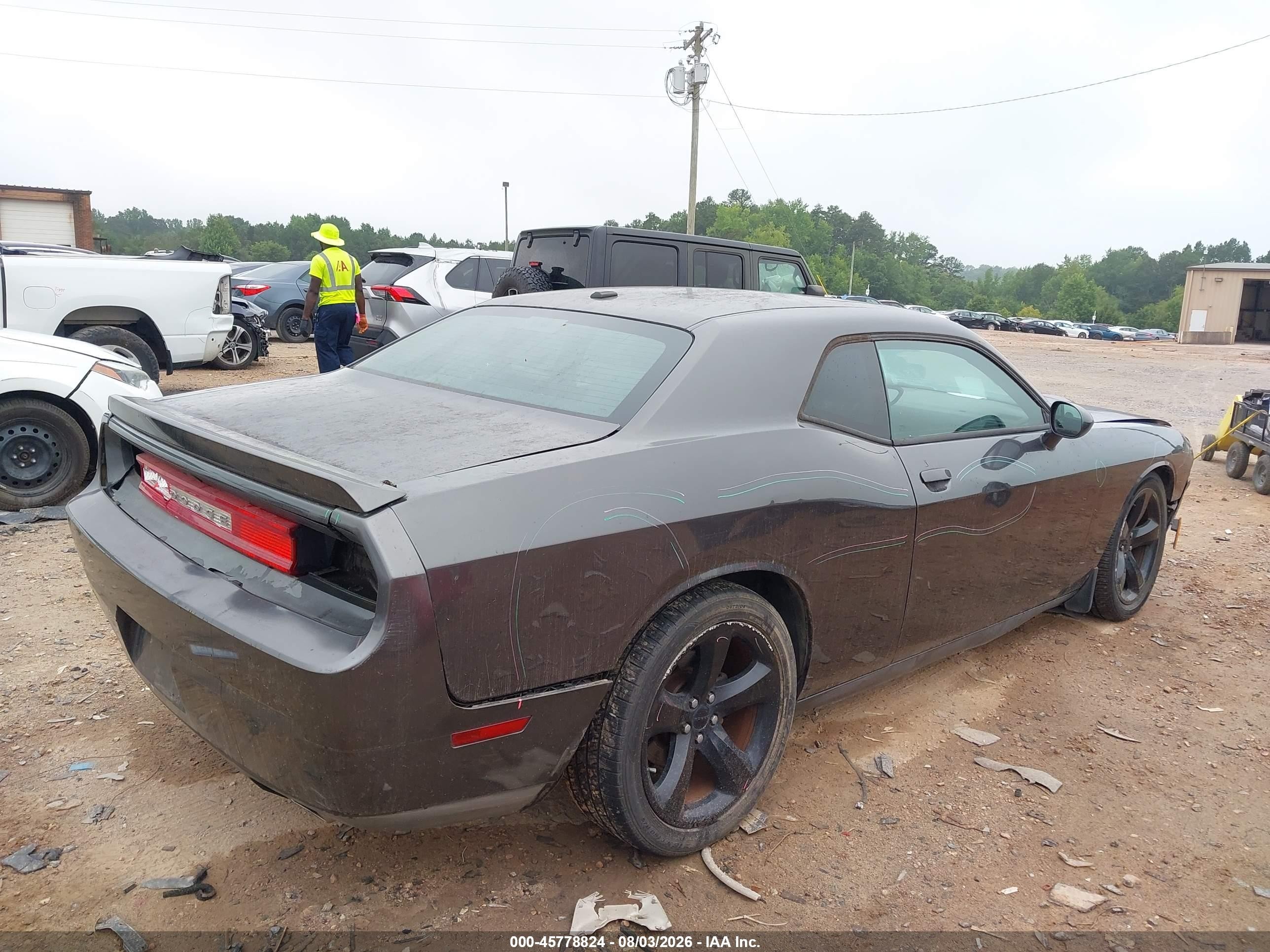 2014 Dodge Challenger R/t Gray vin: 2C3CDYBT5EH104384