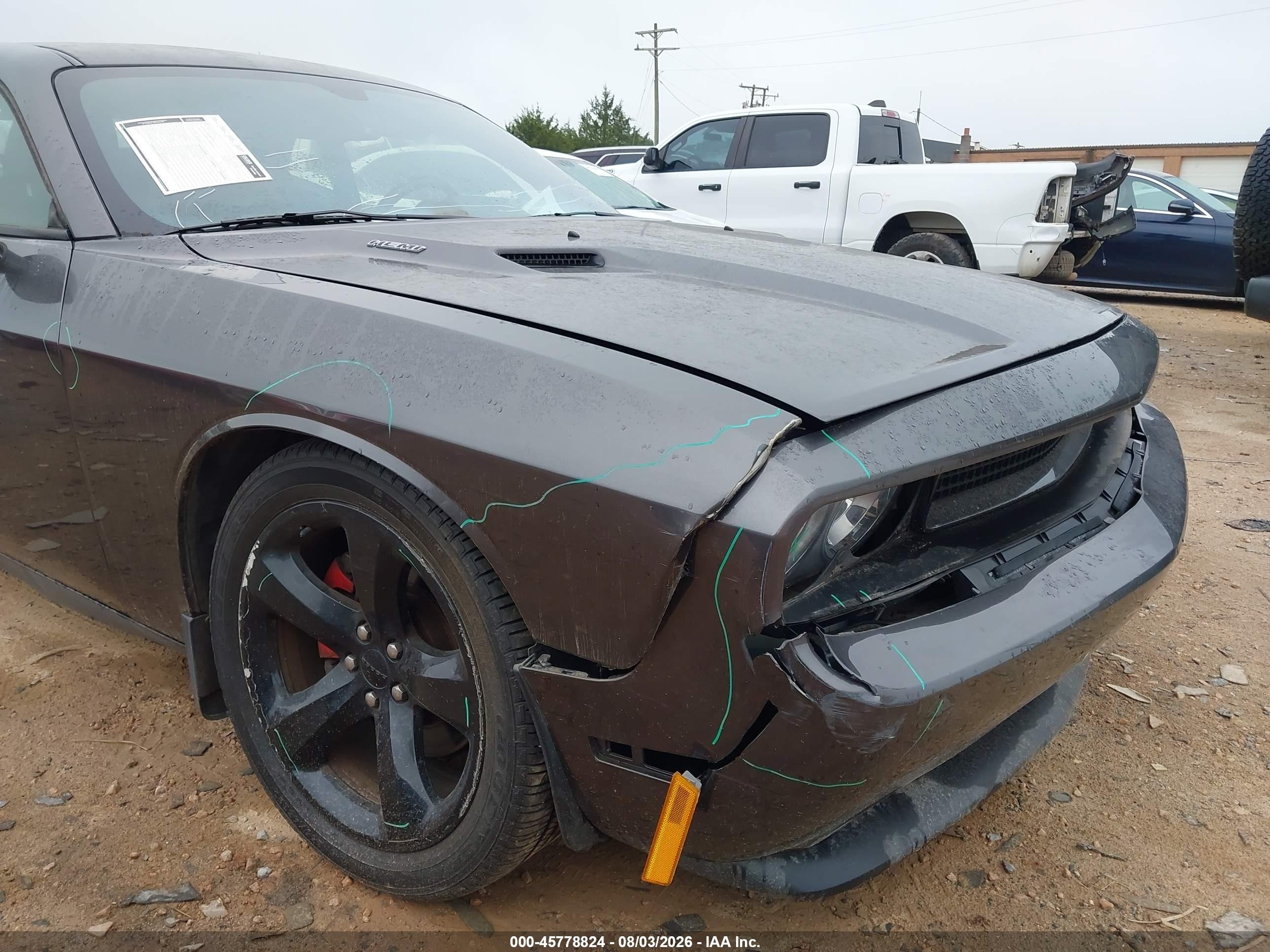 2014 Dodge Challenger R/t Gray vin: 2C3CDYBT5EH104384