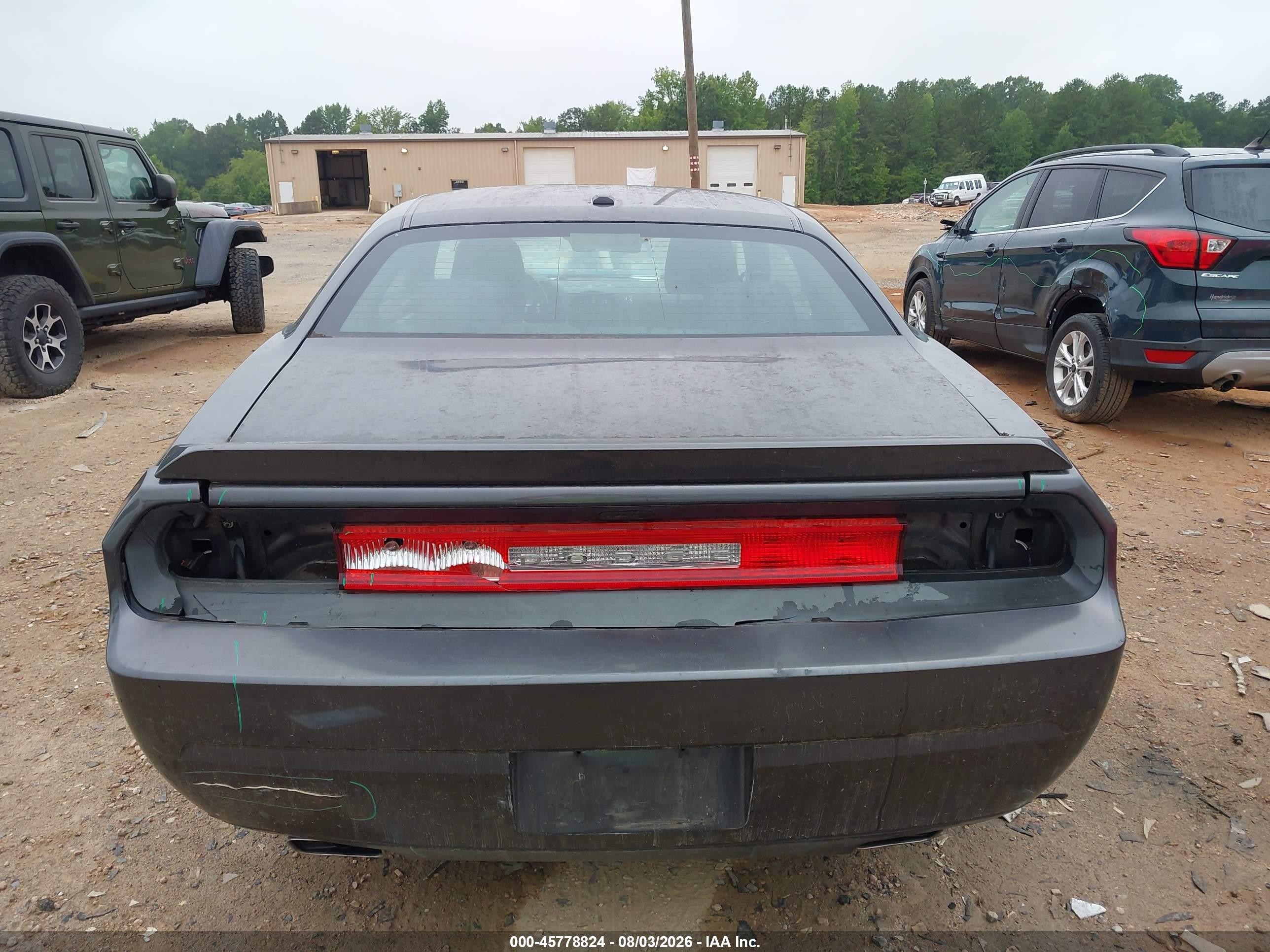 2014 Dodge Challenger R/t Gray vin: 2C3CDYBT5EH104384