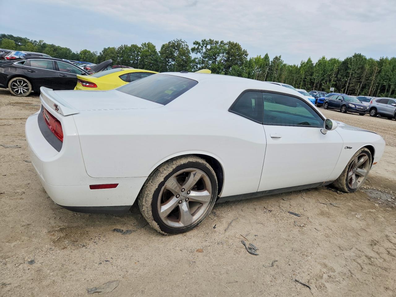 2014 Dodge Challenger R/t White vin: 2C3CDYBT5EH196824
