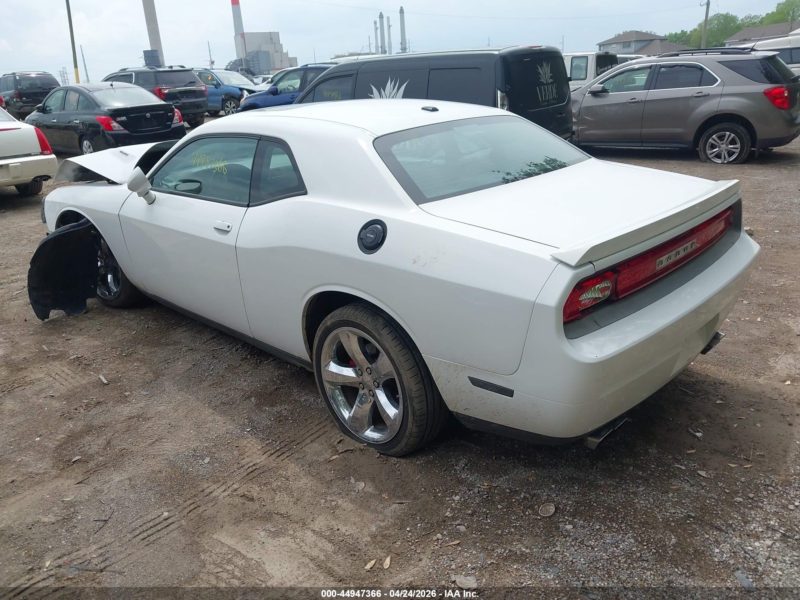 2012 Dodge Challenger R/t Белый vin: 2C3CDYBT6CH157043