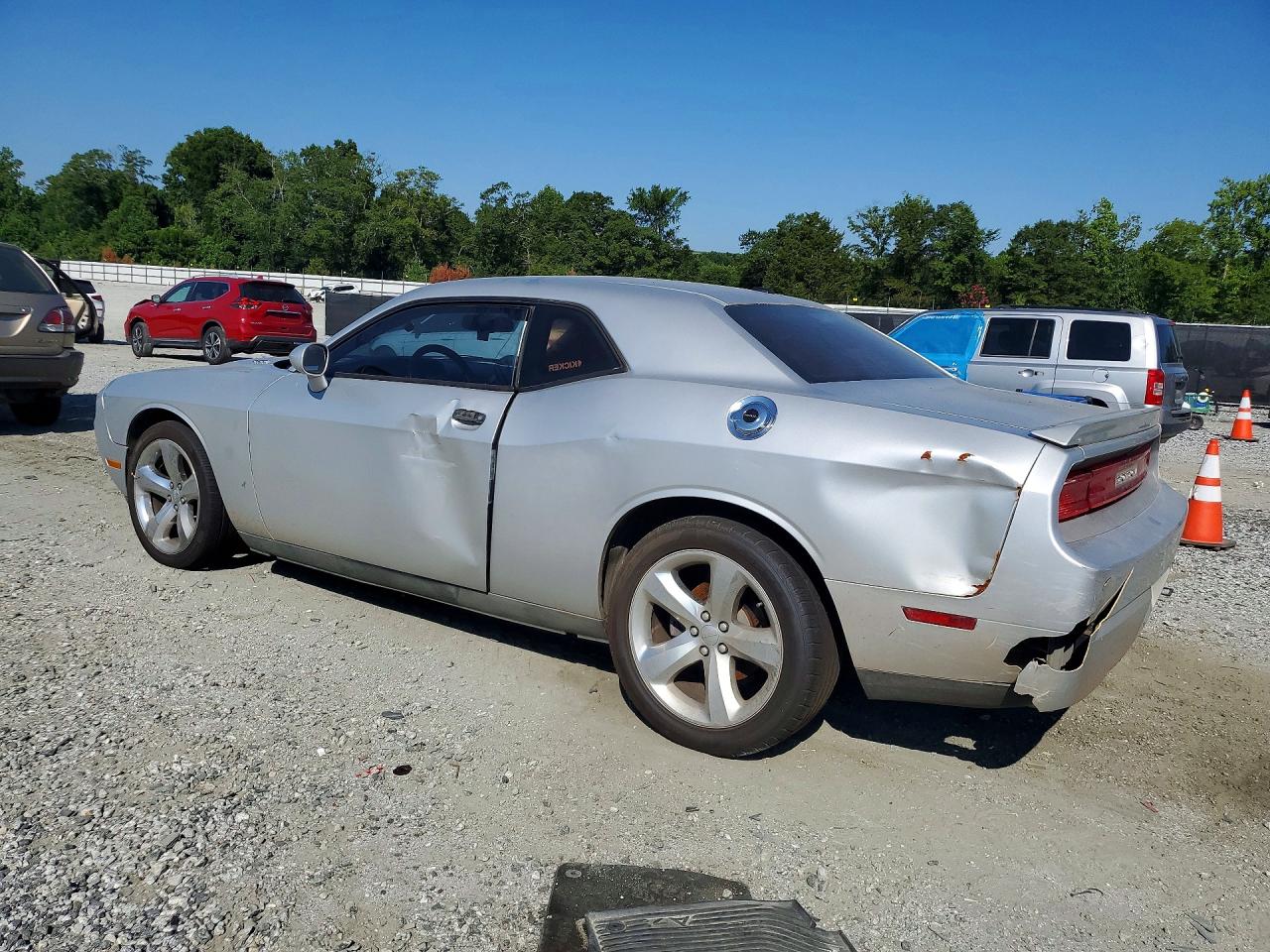 2012 Dodge Challenger R/t Silver vin: 2C3CDYBT6CH198790