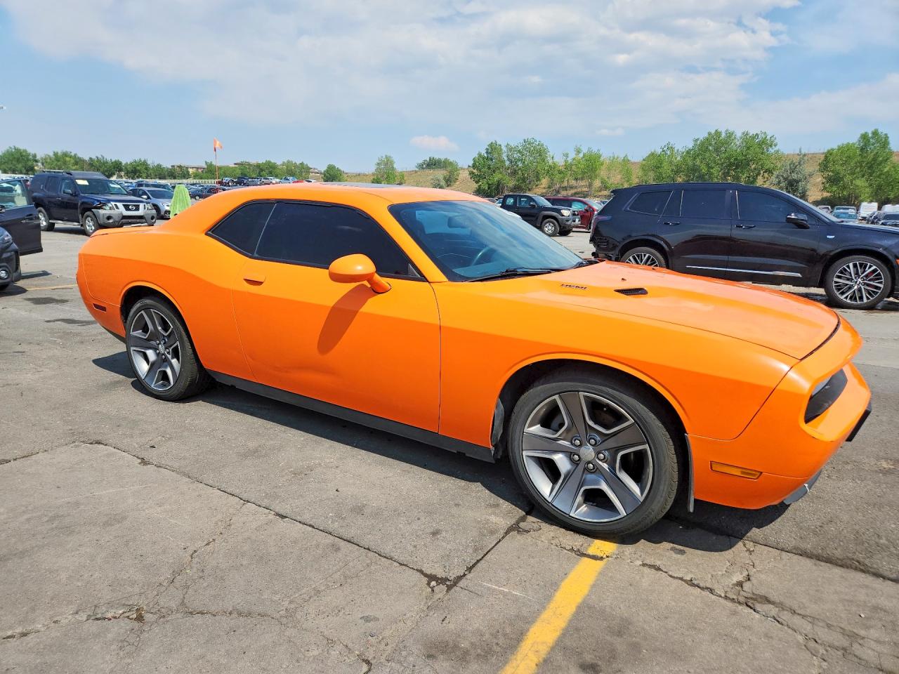 2012 Dodge Challenger R/t Orange vin: 2C3CDYBT6CH280678