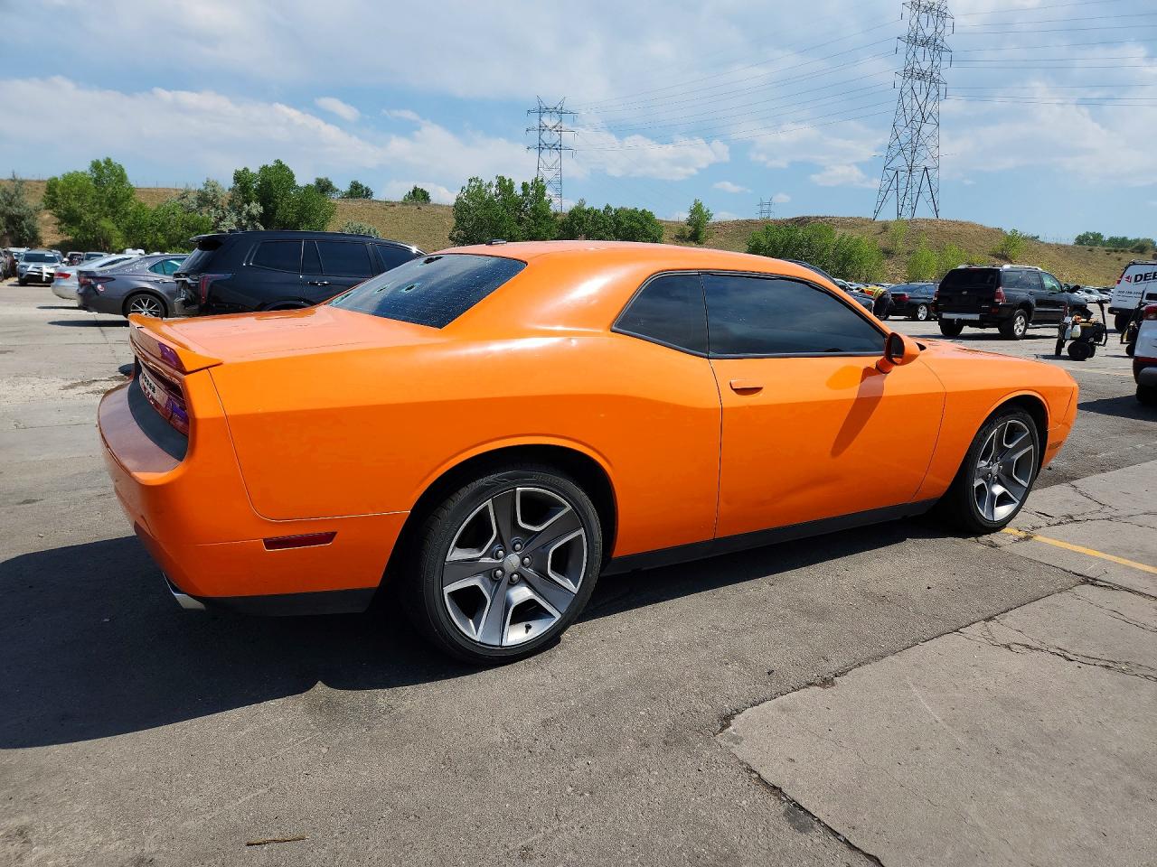 2012 Dodge Challenger R/t Orange vin: 2C3CDYBT6CH280678