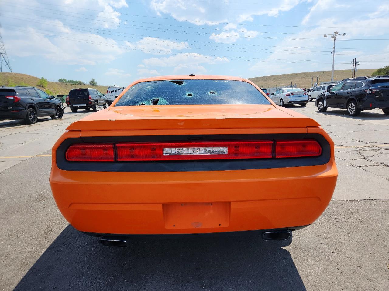 2012 Dodge Challenger R/t Orange vin: 2C3CDYBT6CH280678