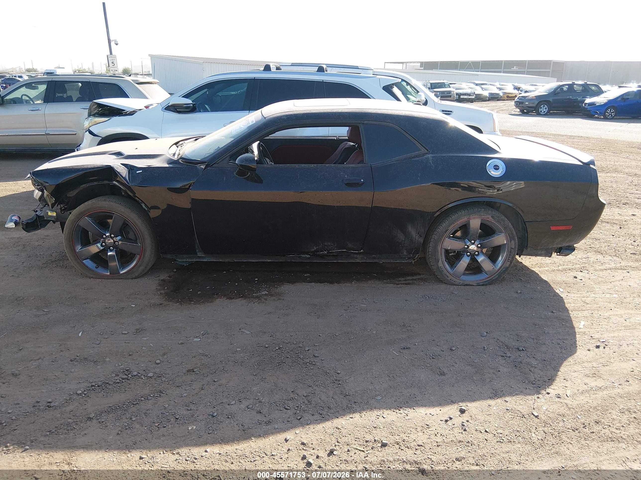 2013 Dodge Challenger R/t Plus Black vin: 2C3CDYBT6DH705222