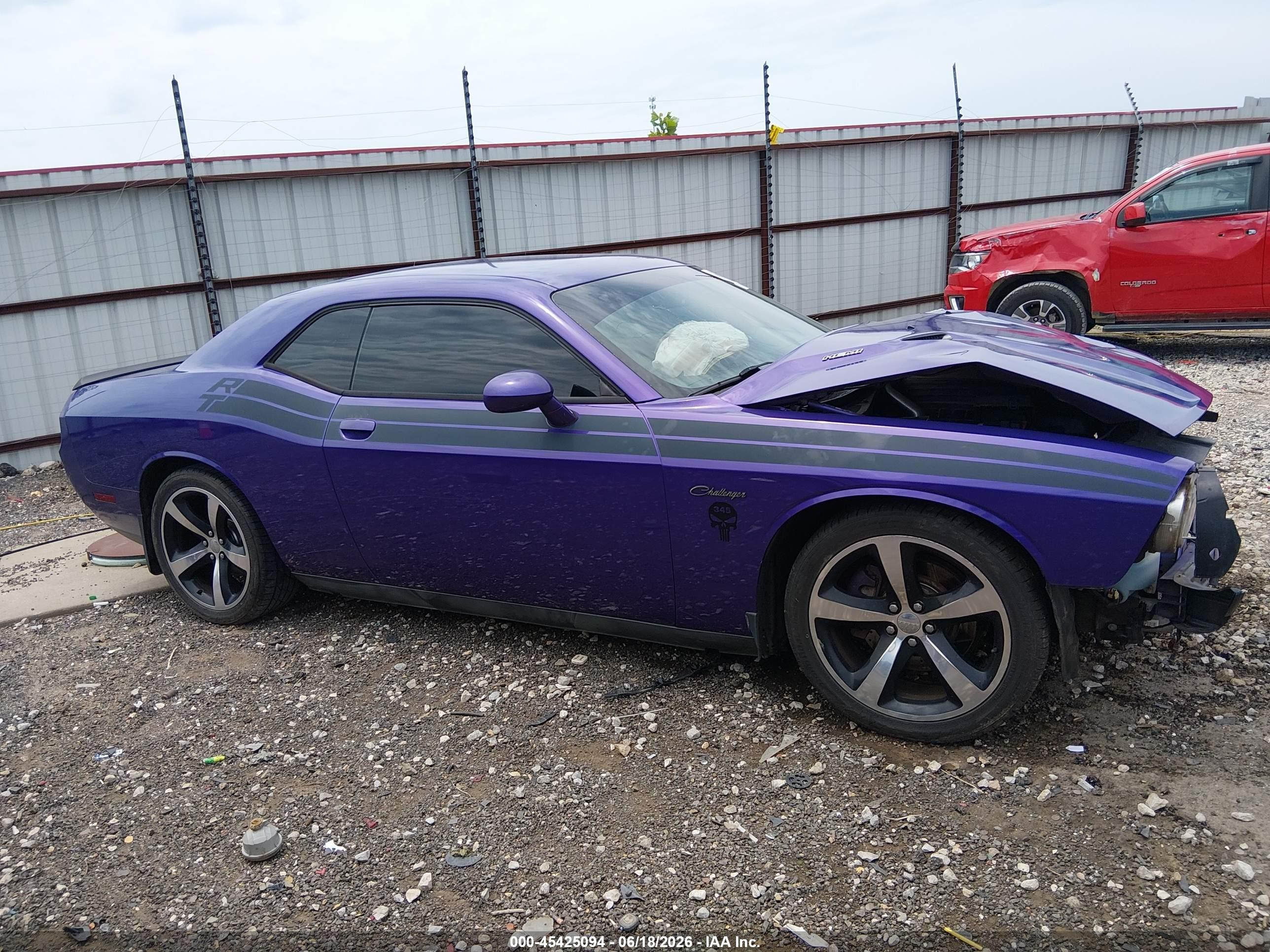2013 Dodge Challenger R/t Classic Purple vin: 2C3CDYBT6DH708721