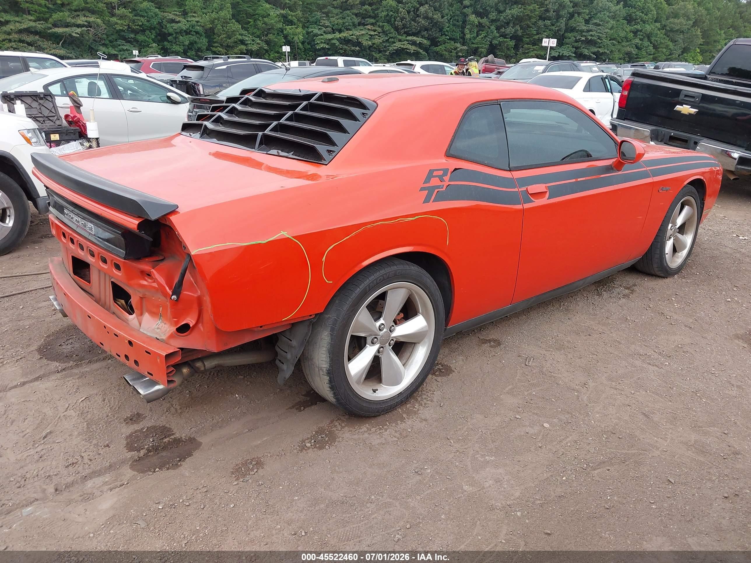 2013 Dodge Challenger R/t Classic Orange vin: 2C3CDYBT6DH734073