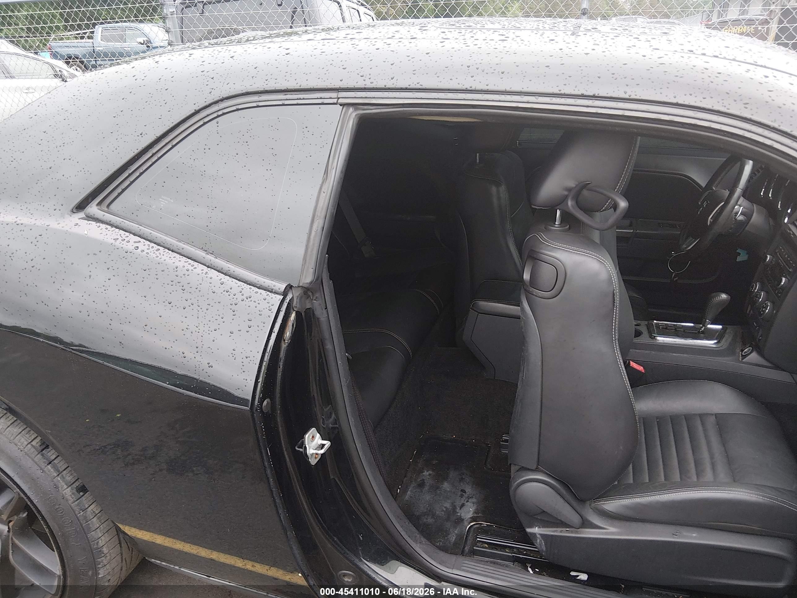 2012 Dodge Challenger R/t Черный vin: 2C3CDYBT7CH173879