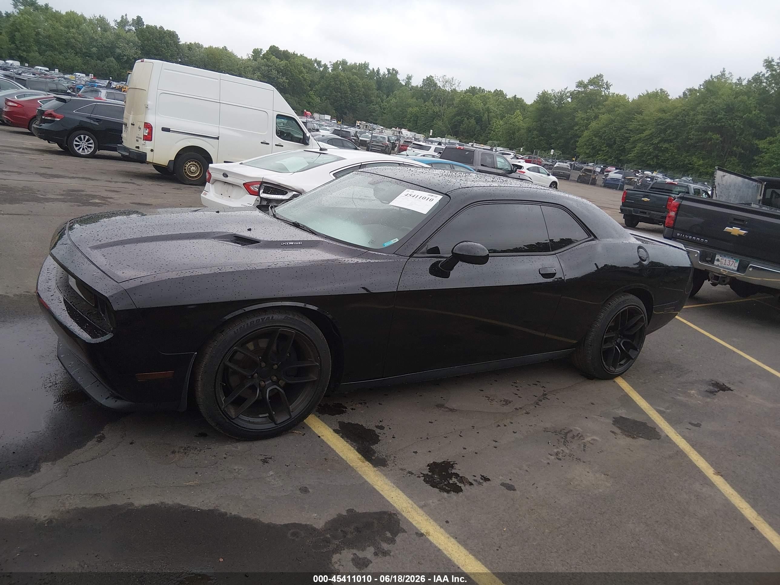 2012 Dodge Challenger R/t Черный vin: 2C3CDYBT7CH173879