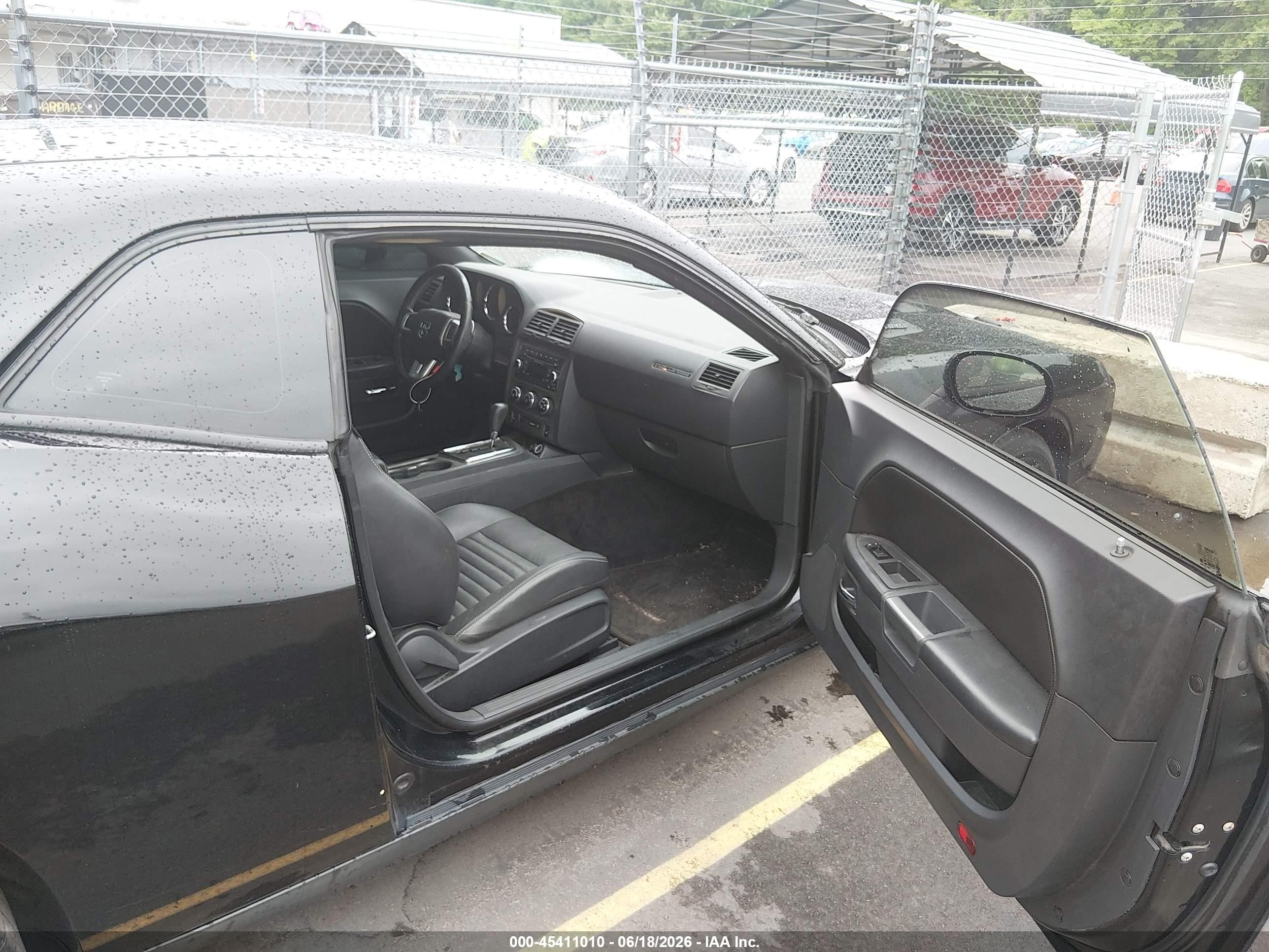 2012 Dodge Challenger R/t Черный vin: 2C3CDYBT7CH173879