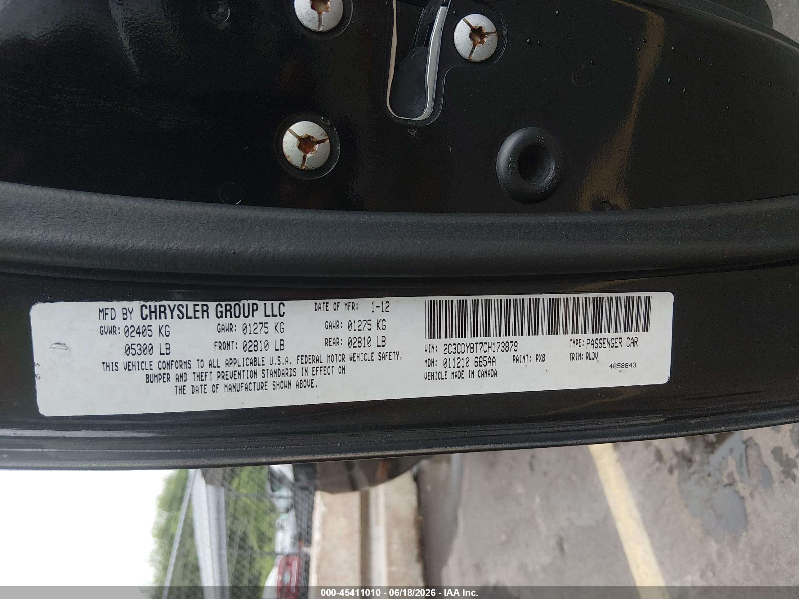 2012 Dodge Challenger R/t Черный vin: 2C3CDYBT7CH173879