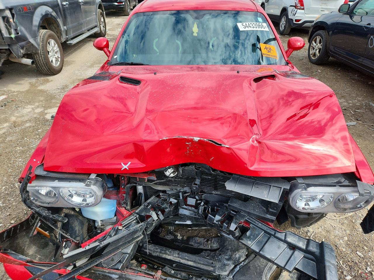 2012 Dodge Challenger R Red vin: 2C3CDYBT7CH189158