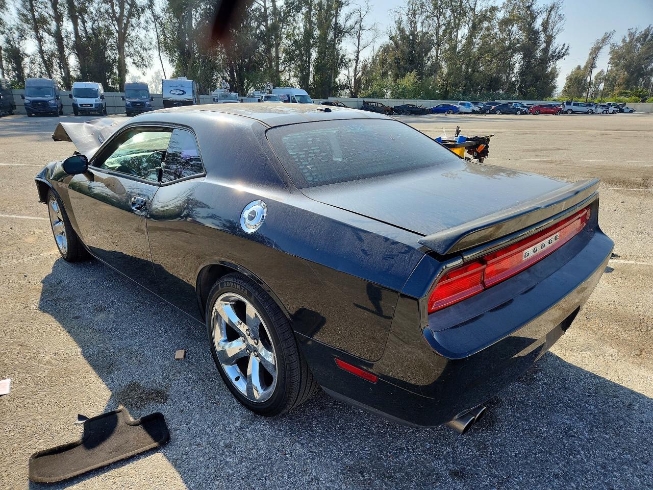 2012 Dodge Challenger R Black vin: 2C3CDYBT7CH259726