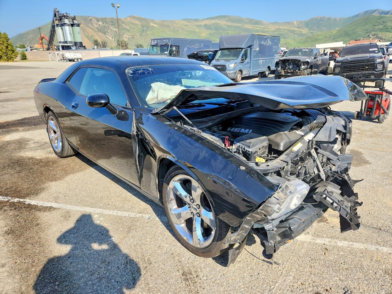 2012 Dodge Challenger R Black vin: 2C3CDYBT7CH259726